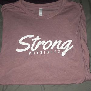 Strong Physics Orchid Tee